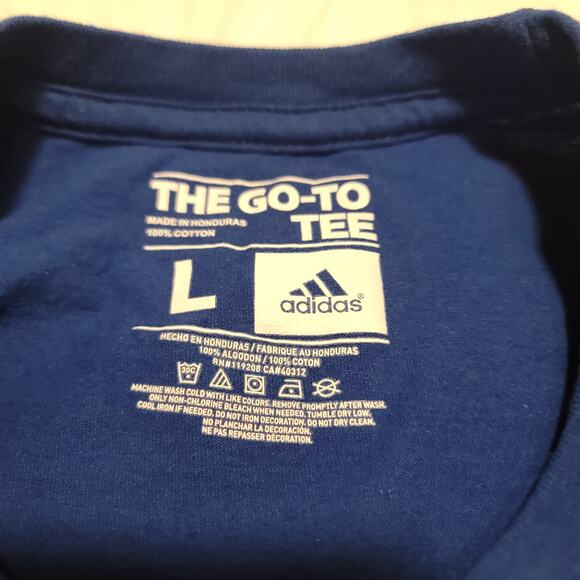 Adidas Steph Curry Casual Graphic Basketball T Shirt Mens Size Large L Blue - Picture 3 of 9